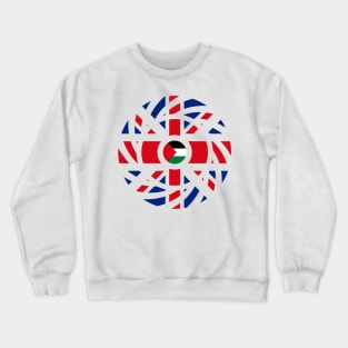 British Palestinian Multinational Patriot Flag Series Crewneck Sweatshirt